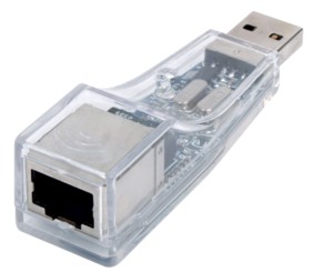 Aadptateur Ethernet - USB, cliquez pour agrandir 