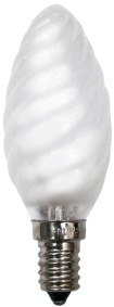 Ampoule bougie torsadee standard transparente - E14 - 25W, cliquez pour agrandir 