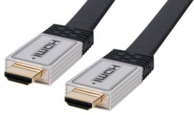 Cble HDMI 19 broches vers HDMI 19 broches, haute qualit, plat, 1.5m, cliquez pour agrandir 