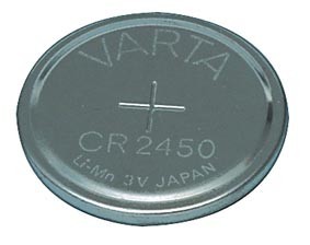 Pile bouton Lithium Varta - CR2450 - 3V - 560mAh - 24x5mm, cliquez pour agrandir 