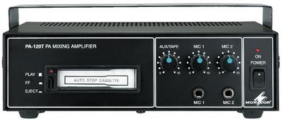 Amplificateur-Mixeur Public Adress mono - PA-120T, cliquez pour agrandir 
