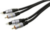 Câble RCA + Optique Toslink vers RCA + Optique Toslink, double blindage, haute qualité, 2.5m