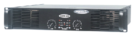 BST - LIKER1650 - Amplificateur 2x825W/8 ohms / 2x1650W Max Noir 3U, cliquez pour agrandir 