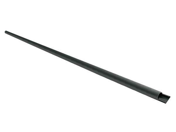Goulotte Passe-cbles - Aluminium - 18mm X 1100mm - Noir, cliquez pour agrandir 