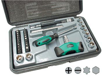 Jeu d\'outils professionnel (34 pcs), cliquez pour agrandir 