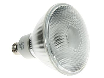 Lampe Fluocompacte - PAR38, E27, 23W/220-240V, 6400k, Blanc Froid, cliquez pour agrandir 