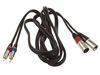 Cable 2 X Rca Male To 2 X XLR Male - 1m.