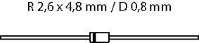 1N4007 - Si-D 1000V 1A/50Ap, cliquez pour agrandir 