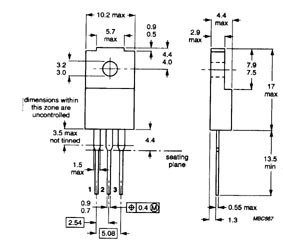 2SK2848 , Sanken - N-FET, cliquez pour agrandir 