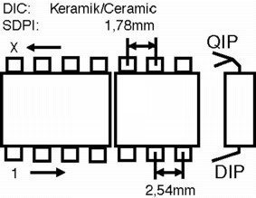 CD4066 , Philips - quad analog switch, cliquez pour agrandir 