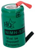 Batterie rechargeable NiMh - 1,2V - 1000mAh - 16.8x28mm - pattes à souder
