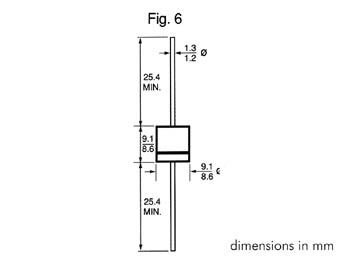 6A2 Diode 6A-200V, cliquez pour agrandir 