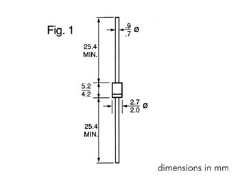 By133 Diode 1A-1300V, cliquez pour agrandir 