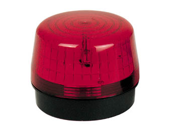 Flash stroboscopique 220Vca - rouge - HAA220R, cliquez pour agrandir 