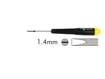 Tournevis lame droite 1.4mm / 120mm, cliquez pour agrandir 