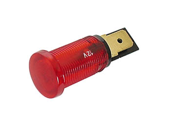 Voyant Rond 14mm 220V Rood, cliquez pour agrandir 