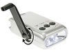 Perel - Lampe Torche Dynamo  Led/chargeur de Tlphone Mobile/alarme/dtecteur de Faux Billets - 5 Led