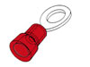 Cosse a Oeil 5.3mm - Rouge, 10pcs