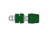 Douille 4mm avec Bouchon Imperdable- Vert (pki 10A)