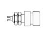 Insulated 4mm Socket / Blanc (bil 20)