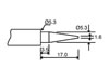 Panne de Rechange Pointe 1 pour Vtssc10n-20n-30n