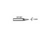 Panne de Rechange pour Vtssc30 - 1.0mm (30t-bc) Pointue et Oblique